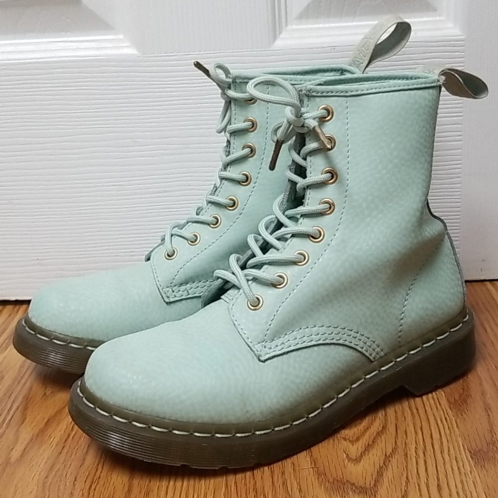 RARE Dr Martens 1460 Pastel Mint boots